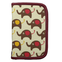 Good luck elephants kawaii cute nature pattern organizers