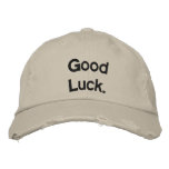 Good Luck. embroidered hats