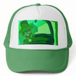 Good Luck Irish Green Cat Leprochan Hat