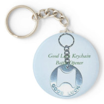 Good Luck Keychain Bottle Opener
