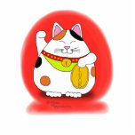Good Luck Maneki Neko Photo Cutouts