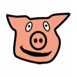 Good Luck Pig - pink piggy t-shirts