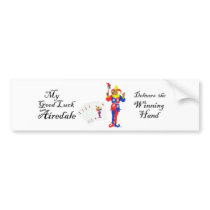 Good Luck Poker Airedale Terrier Bumper Stickers