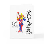 Good Luck Poker Terrier Greeting Card