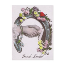 Good Luck Vintage Horseshoe Postcards