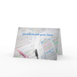 Good luck with your Exam cards