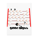 good night sheep postcards