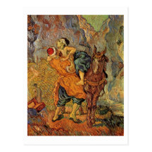 Good Samaritan (after Delacroix), Vincent van Gogh Postcards