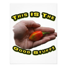 Good Stuff Habanero in Hand Hot Pepper Design Announcements