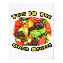 Good Stuff Hot Pepper Pile Design Image Personalized Announcements