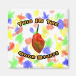 Good Stuff Single Habanero Hot Pepper Design Refrigerator Magnet