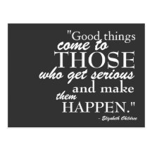 Good Things Come Motivational Postcard