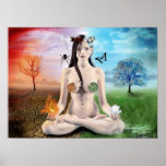 Good vs Evil- Goth Goddess posters