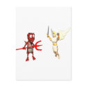 Good vs Evil postcards