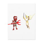 Good vs Evil postcards