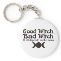 "Good Witch, Bad Witch..." Keychain