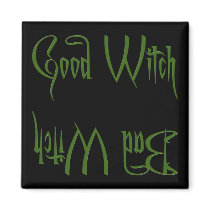 Good Witch/Bad Witch Fridge Magnets