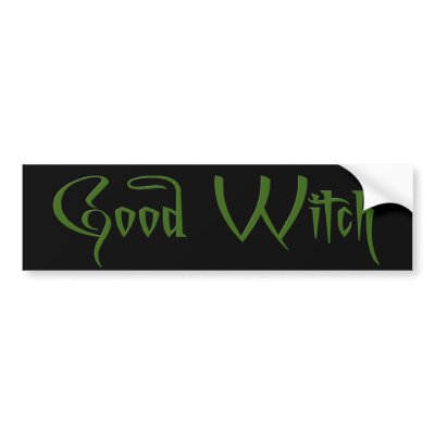 Good Witch Bumper Sticker by BrattiGrl