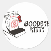 GOODBYE KITTY STICKER