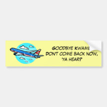 Goodbye Kwame! Bumper Sticker