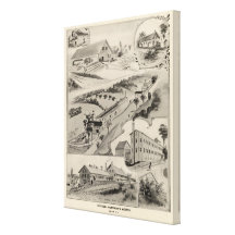 Goodell Co's Works, Antrim, NH Gallery Wrapped Canvas