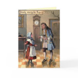 Goody warns the Squire Vintage Greeting Card