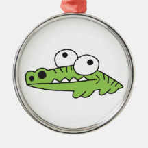 goofy baby alligator christmas tree ornaments