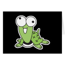 goofy baby turtle card