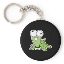 goofy baby turtle keychain