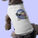 goofy bee smelling flower pet clothing