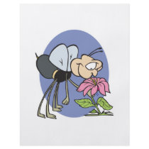goofy bee smelling flower flyers