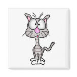 Goofy Cat Magnet