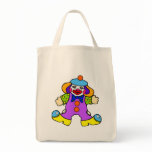 Goofy Clown Doll Canvas Bag
