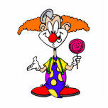 Goofy Clown with Lillipop photo sculptures