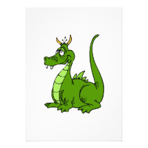 Goofy Green Dragon Invites
