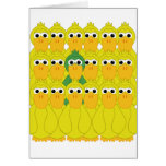 Goofy Green Duck Be Different Cards