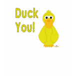Goofy Yellow Duck Duck You t-shirts