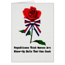 GOP Blow-Up Dolls Greeting Cards