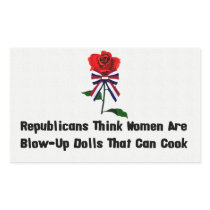 GOP Blow-Up Dolls Rectangle Stickers