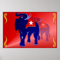 GOP elephant  Poster