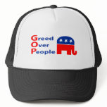 GOP - Greed Over People hats