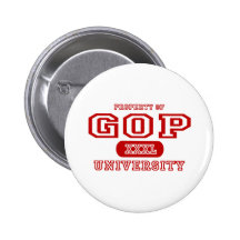 GOP University Pinback Buttons
