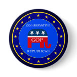 GOP USA PINBACK BUTTON