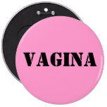 GOP VAGINA Obsession- Pro-Democratic Pinback Button