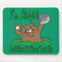 Gopher and the Golfball Mousepad