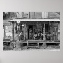 Gordonton, North Carolina: 1939 Print