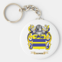 Gores Coat of Arms (Family Crest) Keychains