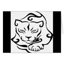 Gorgeous and Wild Cougar Greeting Card