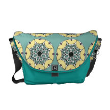 Gorgeous Art Nouveau Floral Circle Bag Commuter Bags
