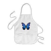 Gorgeous Blue Morpho Butterfly Aprons